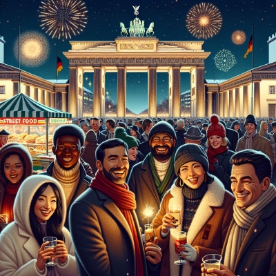 Silvesterparty am Brandenburger Tor