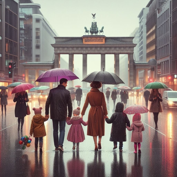 Berlin bei Regen