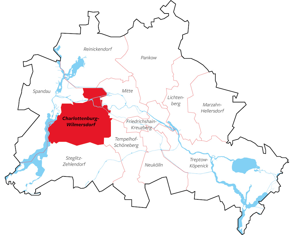 Bezirk Charlottenburg-Wilmersdorf in Berlin