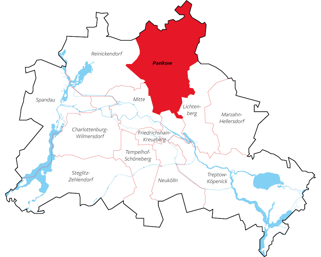 Bezirk Pankow in berlin