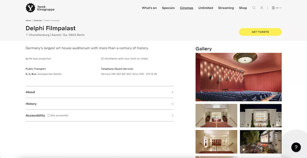 Delphi Filmpalast Berlin