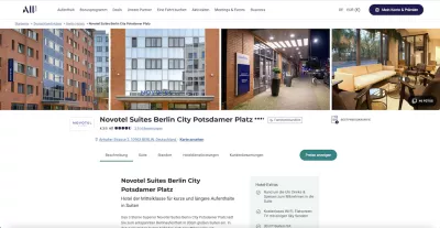 Hotel Novotel Suites Berlin Potsdamer Platz