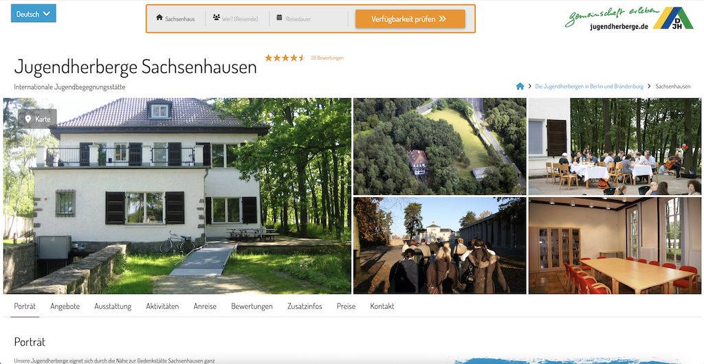Jugendherberge Sachsenhausen