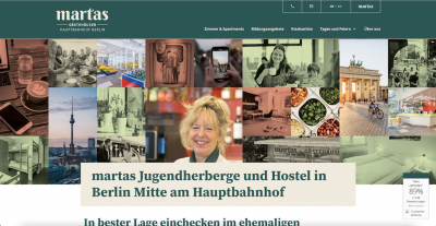 Martas Gästehäuser Hauptbahnhof Berlin