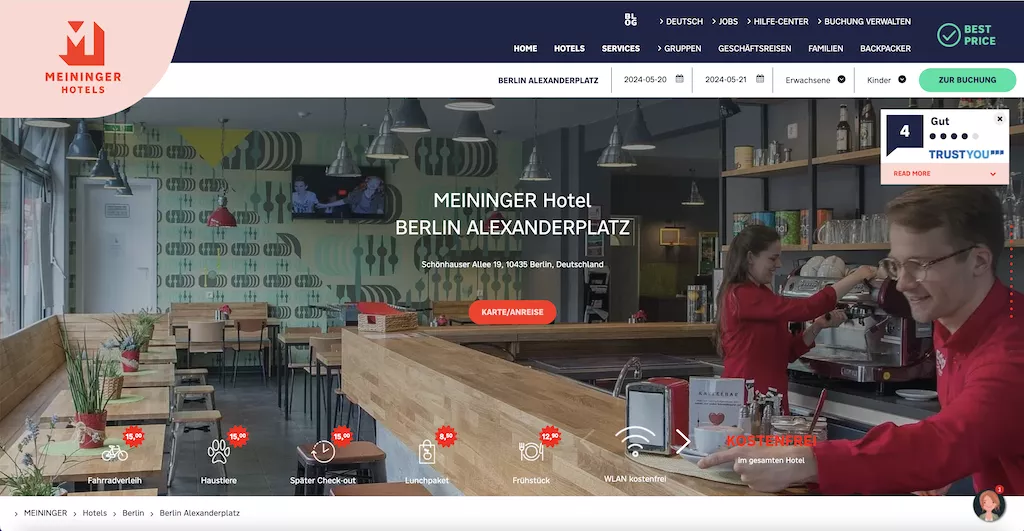 Meininger Hotel Alexanderplatz
