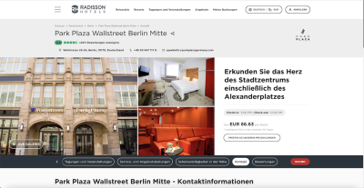 Park Plaza Wallstreet Berlin Mitte