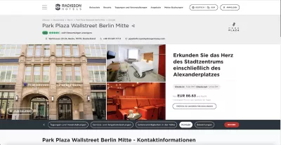 Park Plaza Wallstreet Berlin Mitte