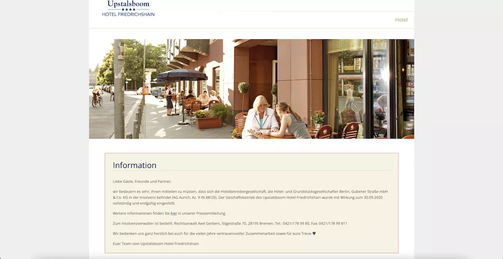 Upstasboom Hotel Friedrichshain